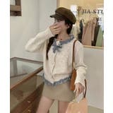 フリルカラーニットリボンカーディガン甘め | SUNSHINE CLOSET | 詳細画像6