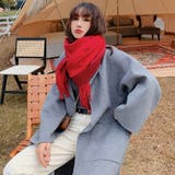 リバーシブルストール大判フリンジマフラー | SUNSHINE CLOSET | 詳細画像18