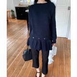 ニットトップス韓国風ペプラムニット春秋冬 | SUNSHINE CLOSET | 詳細画像22 