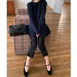 ニットトップス韓国風ペプラムニット春秋冬 | SUNSHINE CLOSET | 詳細画像24 