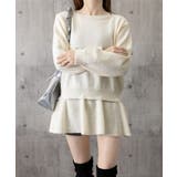 ニットトップス韓国風ペプラムニット春秋冬 | SUNSHINE CLOSET | 詳細画像25 