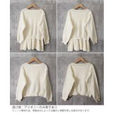 ニットトップス韓国風ペプラムニット春秋冬 | SUNSHINE CLOSET | 詳細画像33 