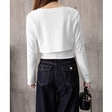 レディースインナーフリルキャミソールカップ付き おしゃれショートカーディガン長袖… | SUNSHINE CLOSET | 詳細画像16