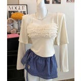 レディースインナーフリルキャミソールカップ付き おしゃれショートカーディガン長袖… | SUNSHINE CLOSET | 詳細画像24