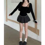 レディースインナーフリルキャミソールカップ付き おしゃれショートカーディガン長袖… | SUNSHINE CLOSET | 詳細画像4