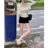 レディースインナーフリルキャミソールカップ付き おしゃれショートカーディガン長袖… | SUNSHINE CLOSET | 詳細画像5