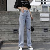 デニムパンツ ストレートパンツ 韓国風 | SUNSHINE CLOSET | 詳細画像1 