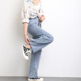 デニムパンツ ストレートパンツ 韓国風 | SUNSHINE CLOSET | 詳細画像13 
