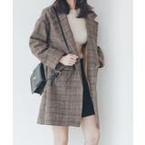 チェスターコート グレンチェック コート | SUNSHINE CLOSET | 詳細画像1