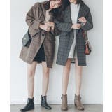 チェスターコート グレンチェック コート | SUNSHINE CLOSET | 詳細画像7