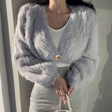 ファーコート フェイクファー ショート丈 | ANGELCLOSET | 詳細画像1