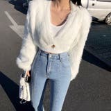ファーコート フェイクファー ショート丈 | ANGELCLOSET | 詳細画像10