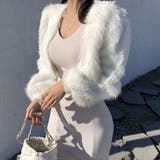 ファーコート フェイクファー ショート丈 | ANGELCLOSET | 詳細画像7