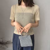 メッシュサマーニット レディース半袖夏服 | ANGELCLOSET | 詳細画像22
