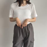 メッシュサマーニット レディース半袖夏服 | ANGELCLOSET | 詳細画像23