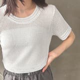 メッシュサマーニット レディース半袖夏服 | ANGELCLOSET | 詳細画像24
