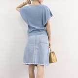 ラッフルスリーブ サマーニット 韓国夏服 | ANGELCLOSET | 詳細画像11