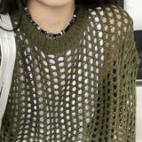 メッシュニット 透かし編みトップス 長袖 | SUNSHINE CLOSET | 詳細画像10 