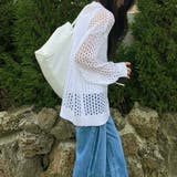 メッシュニット 透かし編みトップス 長袖 | SUNSHINE CLOSET | 詳細画像8 