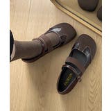 レディースクラシカルシューズ Y2Kガーリー靴丸トゥストラップシューズ 韓国風フ… | SUNSHINE CLOSET | 詳細画像1
