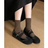 レディースクラシカルシューズ Y2Kガーリー靴丸トゥストラップシューズ 韓国風フ… | SUNSHINE CLOSET | 詳細画像9