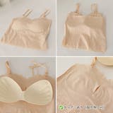 カップ付き キャミソール 韓国ブラトップ | SUNSHINE CLOSET | 詳細画像3 