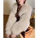 ふわふわフェイクファージャケットビッグ襟 | SUNSHINE CLOSET | 詳細画像3 