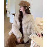 ふわふわフェイクファージャケットビッグ襟 | SUNSHINE CLOSET | 詳細画像4 