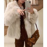 ふわふわフェイクファージャケットビッグ襟 | SUNSHINE CLOSET | 詳細画像5 