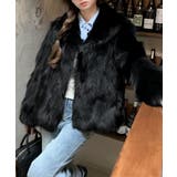 ふわふわフェイクファージャケットビッグ襟 | SUNSHINE CLOSET | 詳細画像6 