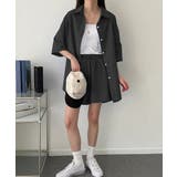 大人カジュアルトップス ハイウエストショーパン 脚長見え | SUNSHINE CLOSET | 詳細画像3 