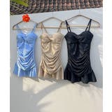 レディース水着2点セット ギャザーキャミワンピース ショーツ | SUNSHINE CLOSET | 詳細画像18 