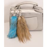 カラフル もこもこファーキーホルダー 可愛いバッグアクセサリー | SUNSHINE CLOSET | 詳細画像10 