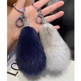 カラフル もこもこファーキーホルダー 可愛いバッグアクセサリー | SUNSHINE CLOSET | 詳細画像12 