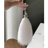 カラフル もこもこファーキーホルダー 可愛いバッグアクセサリー | SUNSHINE CLOSET | 詳細画像14 