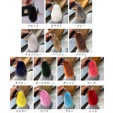 カラフル もこもこファーキーホルダー 可愛いバッグアクセサリー | SUNSHINE CLOSET | 詳細画像2 