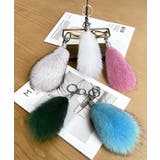 カラフル もこもこファーキーホルダー 可愛いバッグアクセサリー | SUNSHINE CLOSET | 詳細画像5 