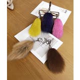 カラフル もこもこファーキーホルダー 可愛いバッグアクセサリー | SUNSHINE CLOSET | 詳細画像6 