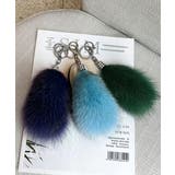 カラフル もこもこファーキーホルダー 可愛いバッグアクセサリー | SUNSHINE CLOSET | 詳細画像7 