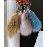 カラフル もこもこファーキーホルダー 可愛いバッグアクセサリー | SUNSHINE CLOSET | 詳細画像9 