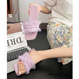 レディース韓国風ミュールサンダル 美脚大人可愛い夏サンダル軽量歩きやすいリゾート… | SUNSHINE CLOSET | 詳細画像12 