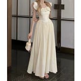 フリル付きワンピース ノースリーブワンピ | SUNSHINE CLOSET | 詳細画像1 