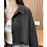 エンボスロゴスウェットアウターチェック柄 | SUNSHINE CLOSET | 詳細画像11