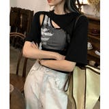 アシンメトリーTシャツ タンクトップ2点セット レディース | SUNSHINE CLOSET | 詳細画像4