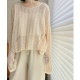 透かし編み ゆるニットプルオーバー韓国風 | SUNSHINE CLOSET | 詳細画像2