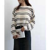 透かし編み ニットトップス ボーダー夏服 | SUNSHINE CLOSET | 詳細画像14 