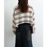 透かし編み ニットトップス ボーダー夏服 | SUNSHINE CLOSET | 詳細画像16 