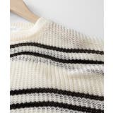 透かし編み ニットトップス ボーダー夏服 | SUNSHINE CLOSET | 詳細画像19 