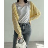 レディース クロップド丈 透かし編みニットカーディガン | SUNSHINE CLOSET | 詳細画像34 
