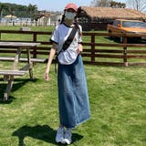 デニムスカート スリット タイトスカート | ANGELCLOSET | 詳細画像9